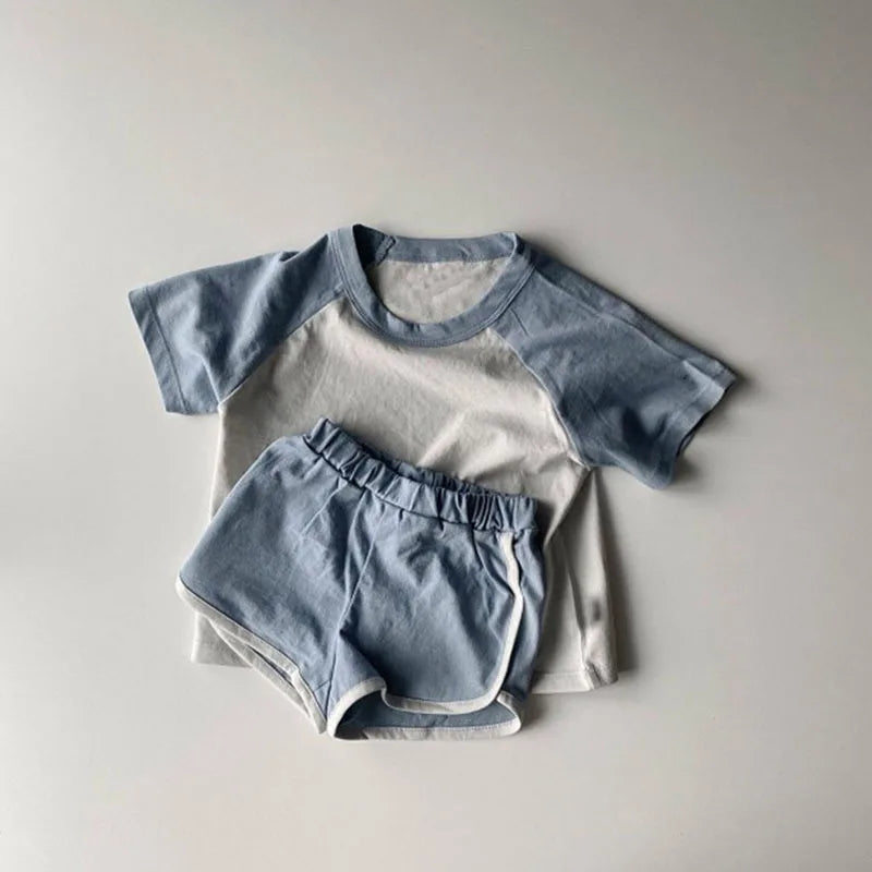 T-Shirts+ Shorts Loungewear Baby Clothing Sets