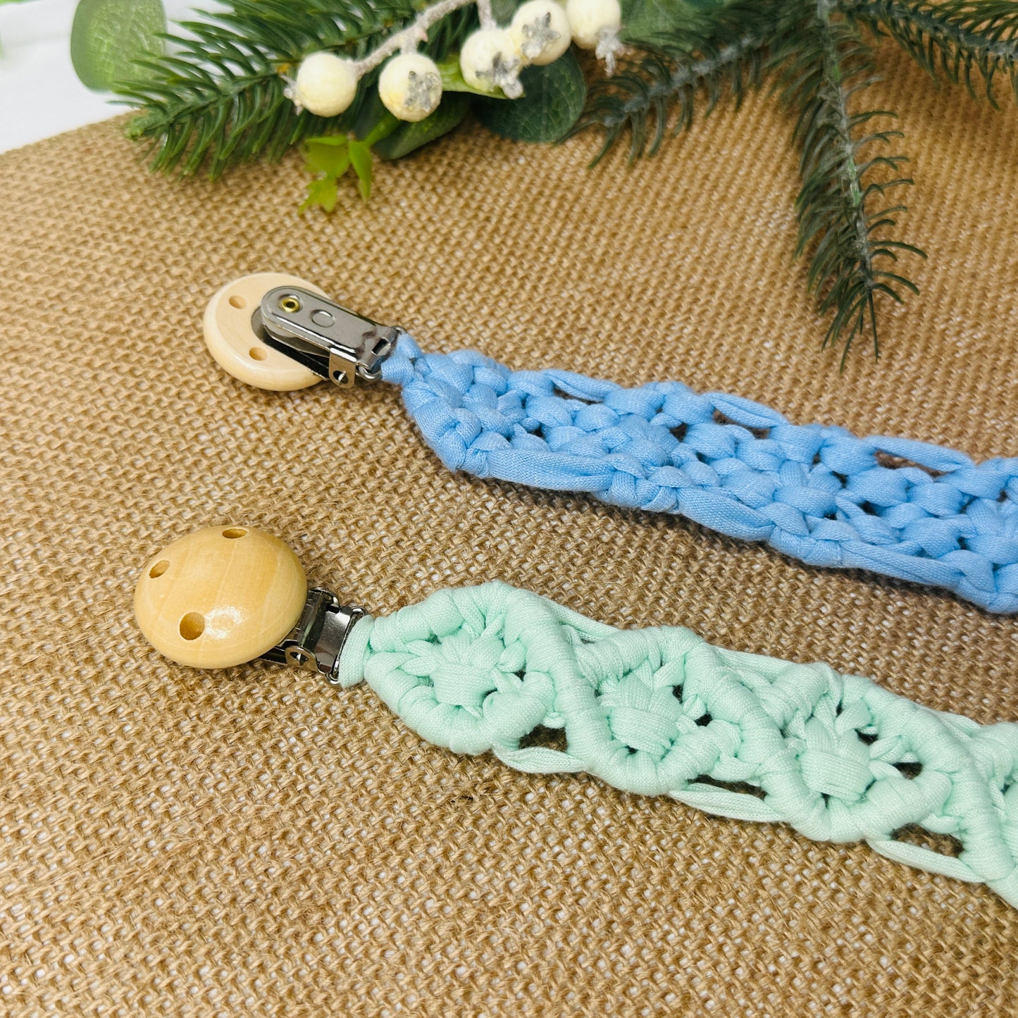 Pastel Boho Macrame Dummy clips