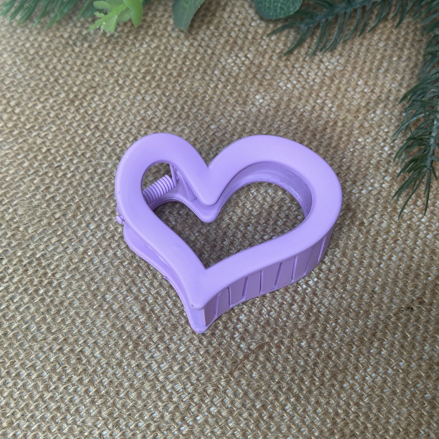 Heart Hair Claw - Various Colours