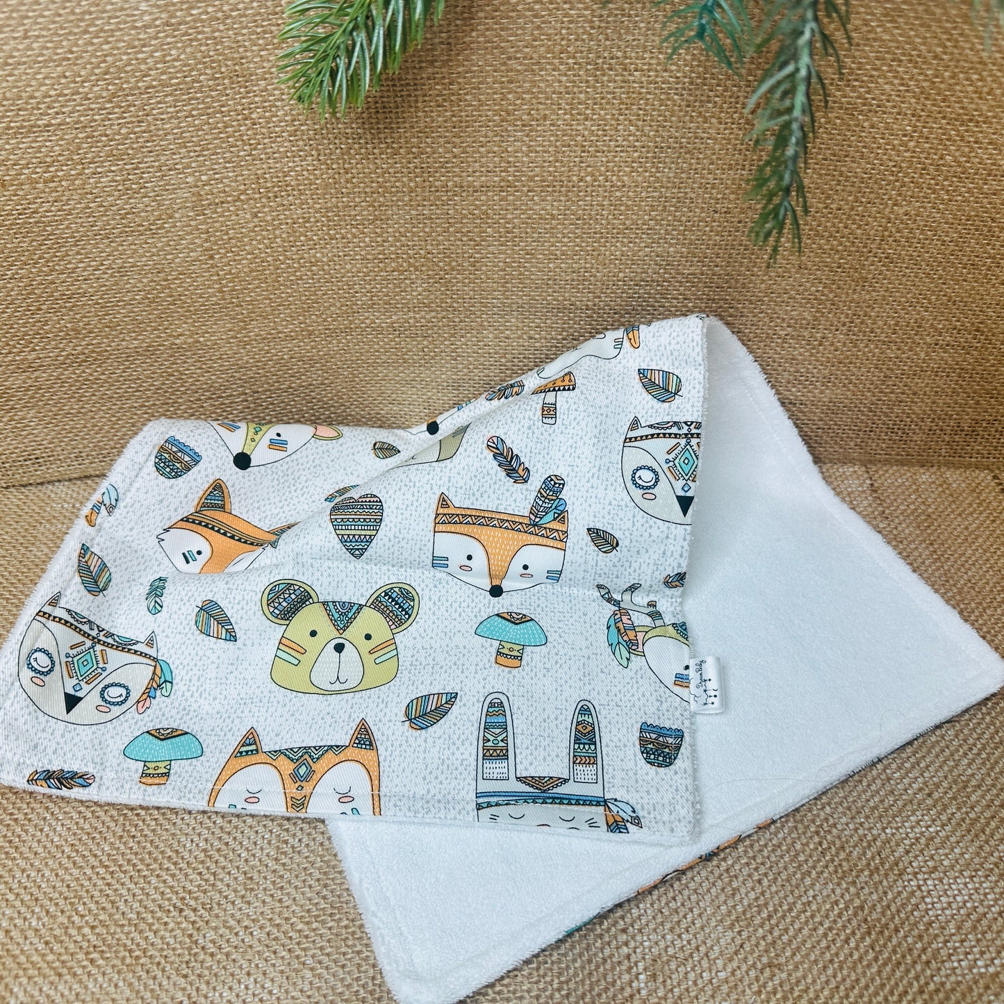 Woodland Wanderer Bib and Burp Set