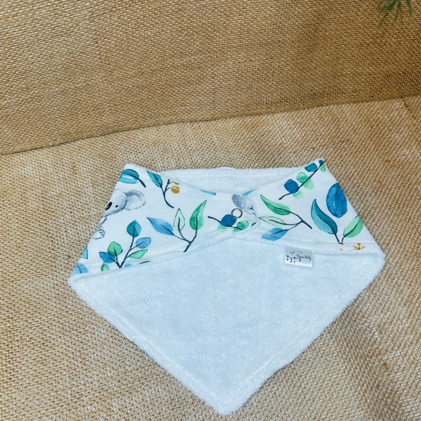 Little Gumleaf Bib and Burp Set