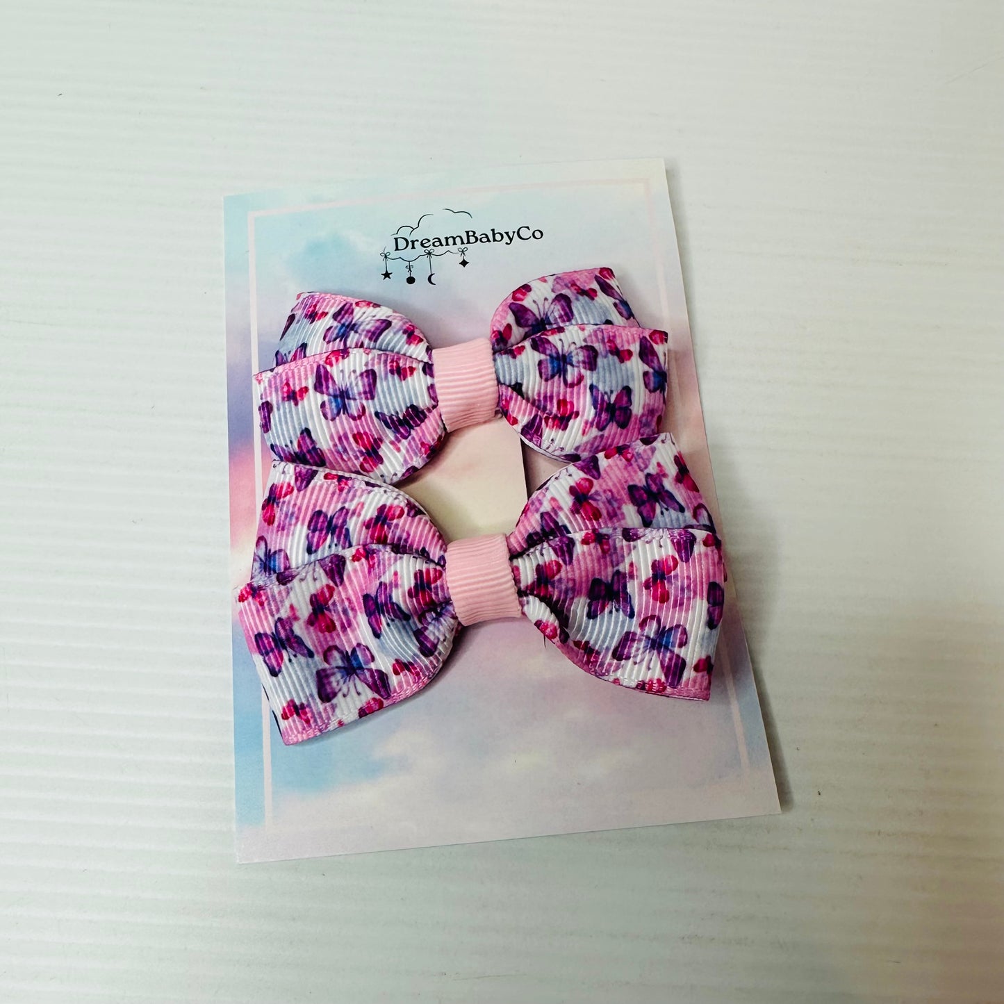 kids hair accessory bow clip set