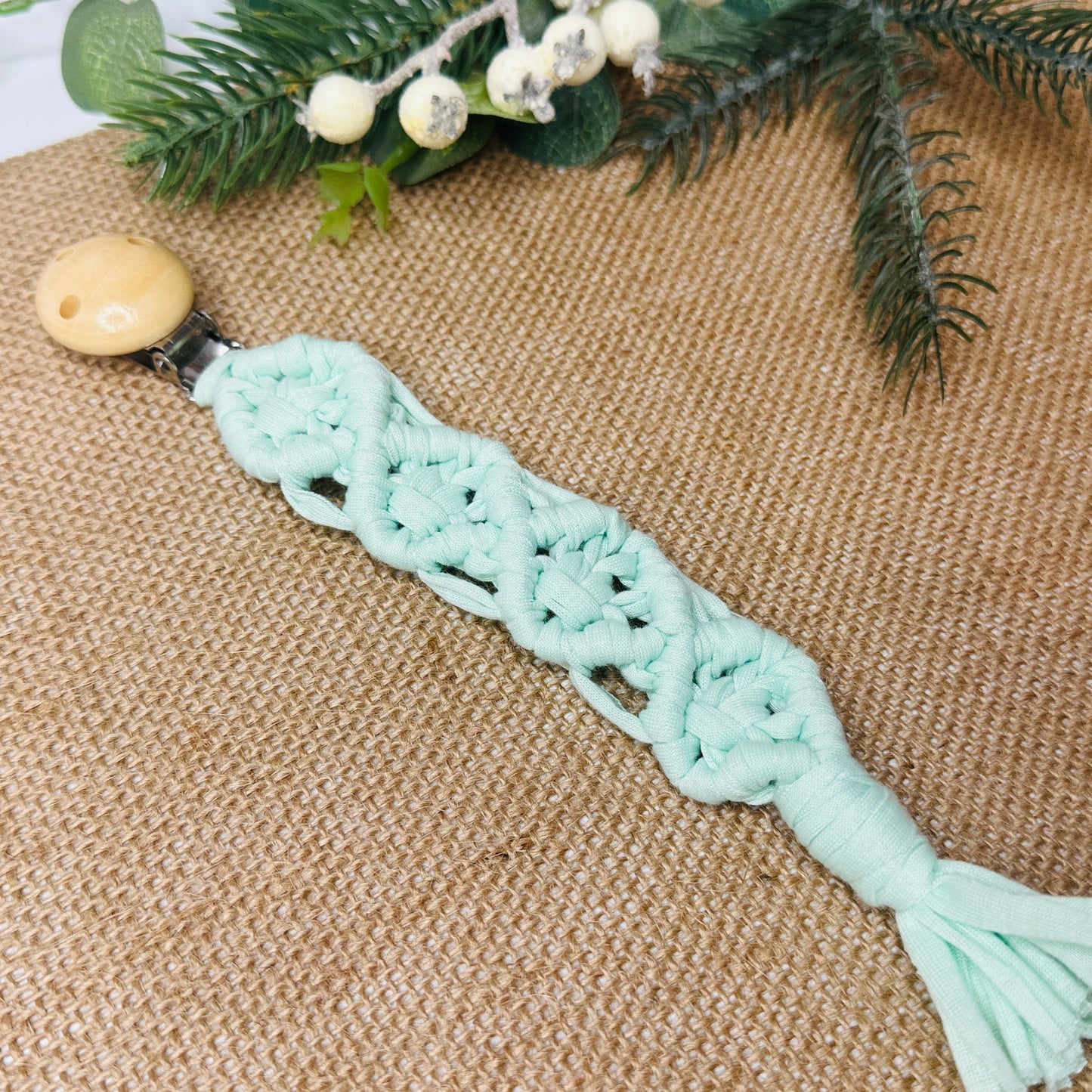 Pastel Boho Macrame Dummy clips