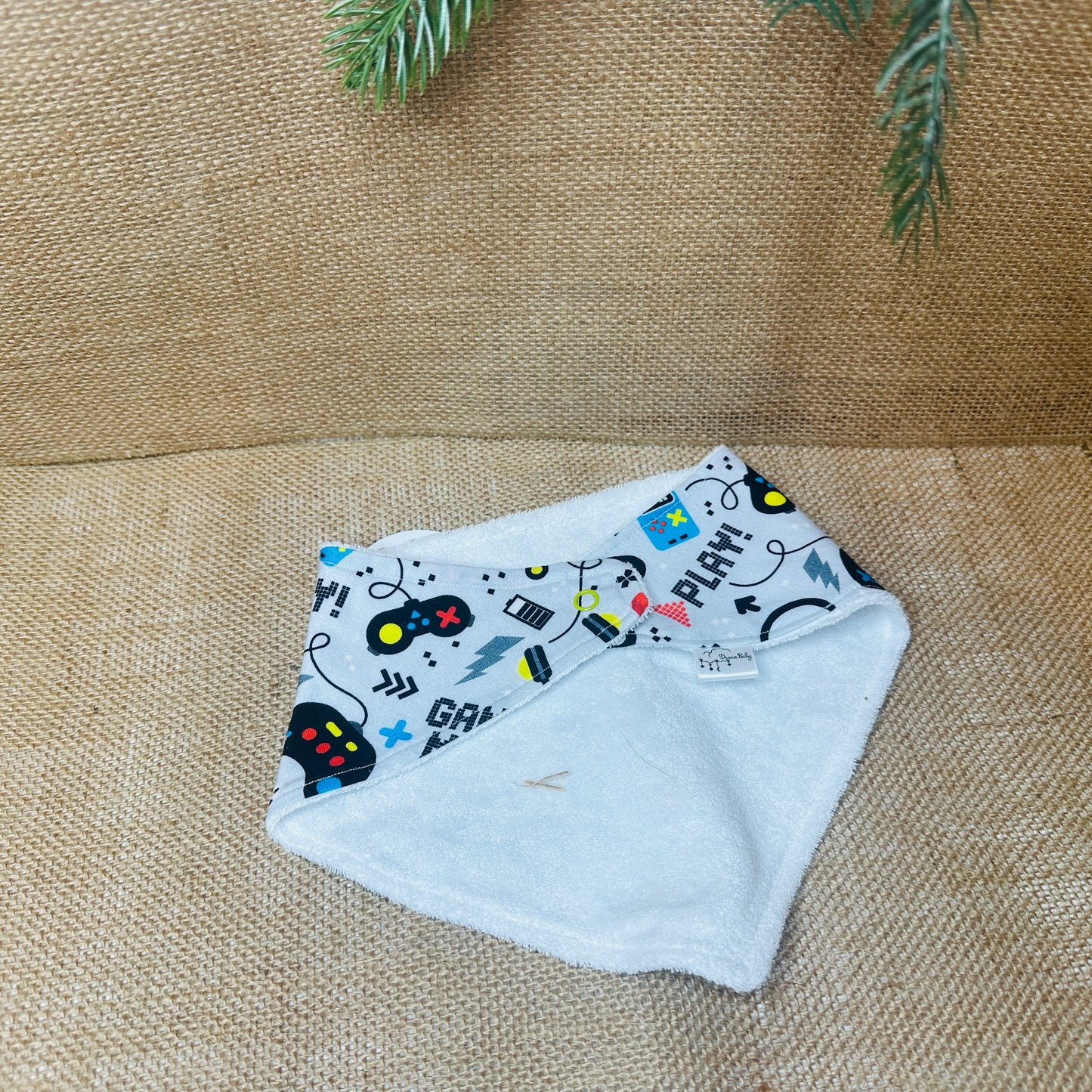 Gamer Mode Bib and Burp Set