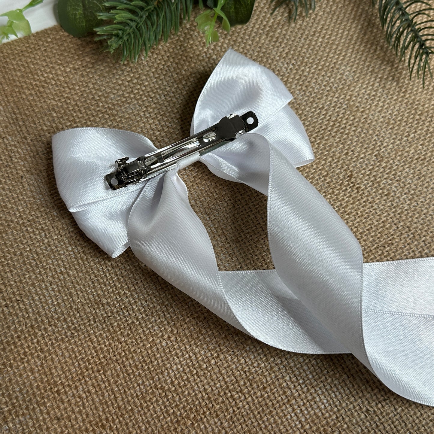 White Deluxe Bow