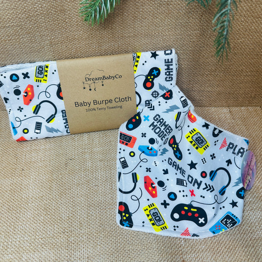 Gamer Mode Bib and Burp Set
