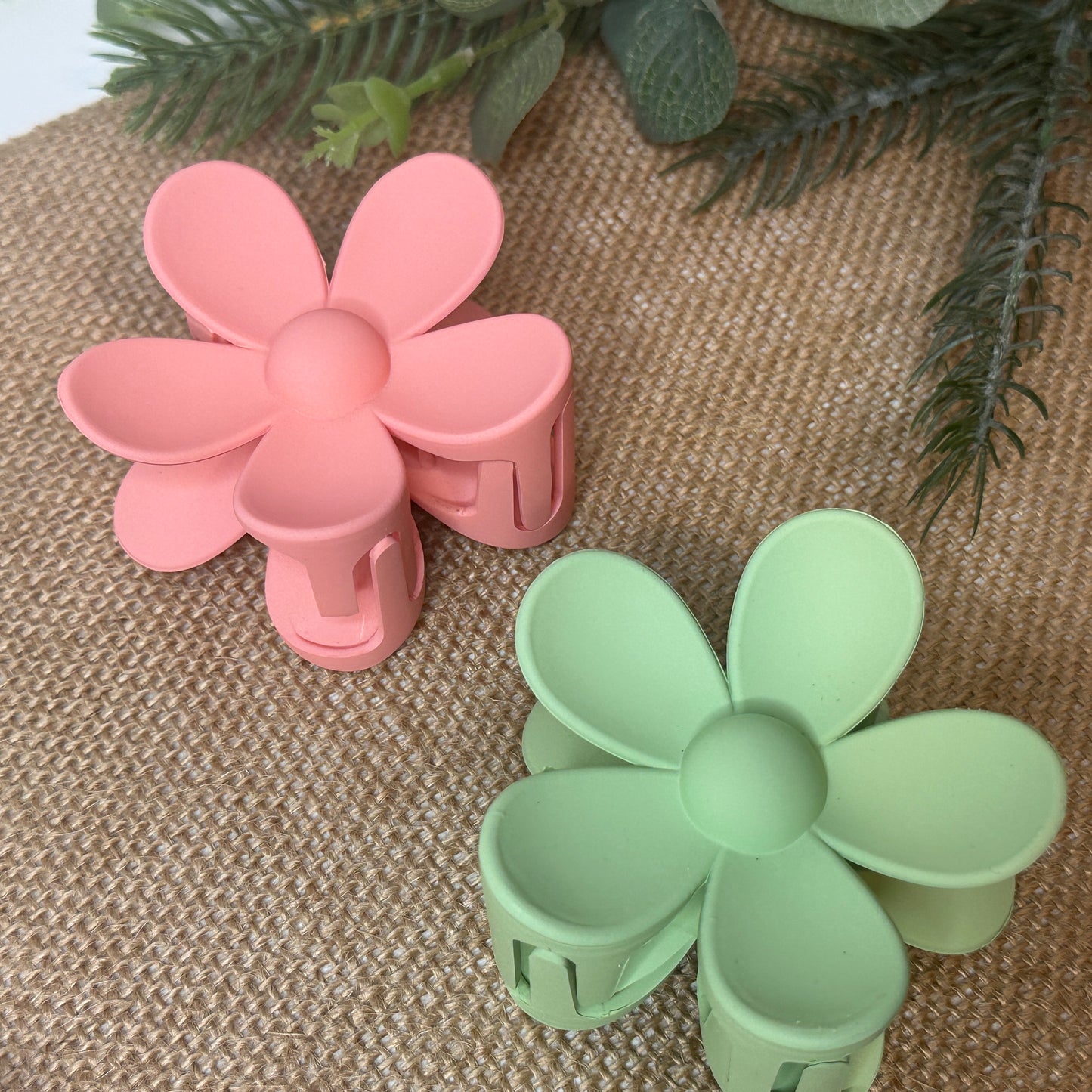 Flower Hair Claw - Various Colours