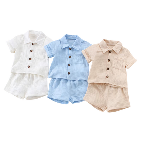 Naturals Collection Button up Set (2-Piece)