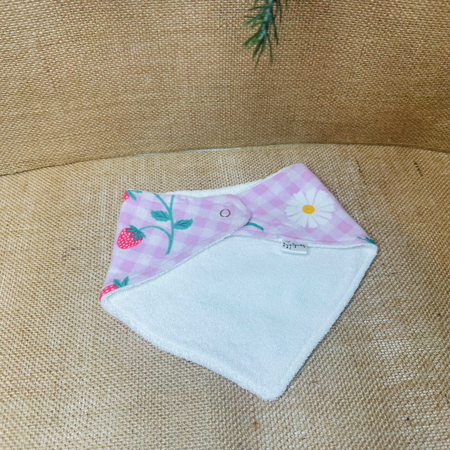 Strawberry and cream Bib and Burpe Set