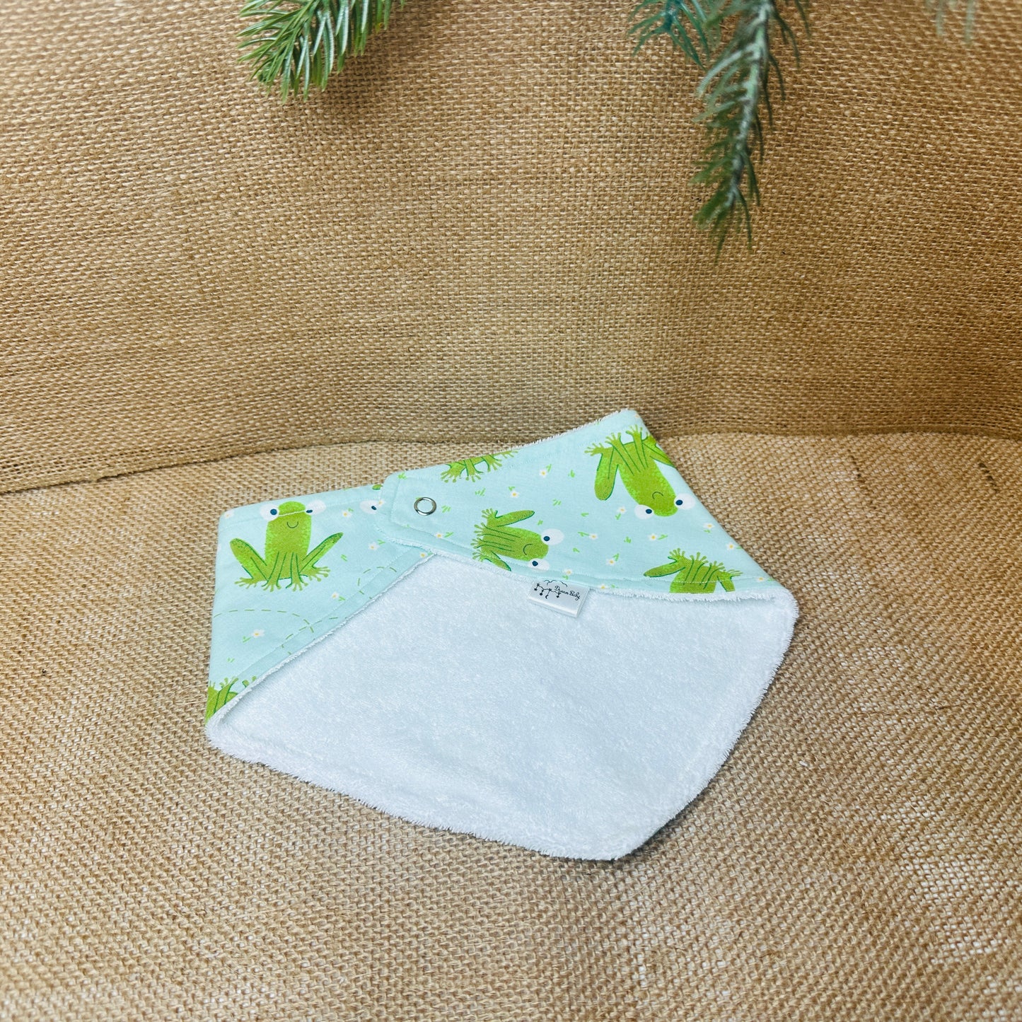 Frogs in Slime Bib and Burpe Set