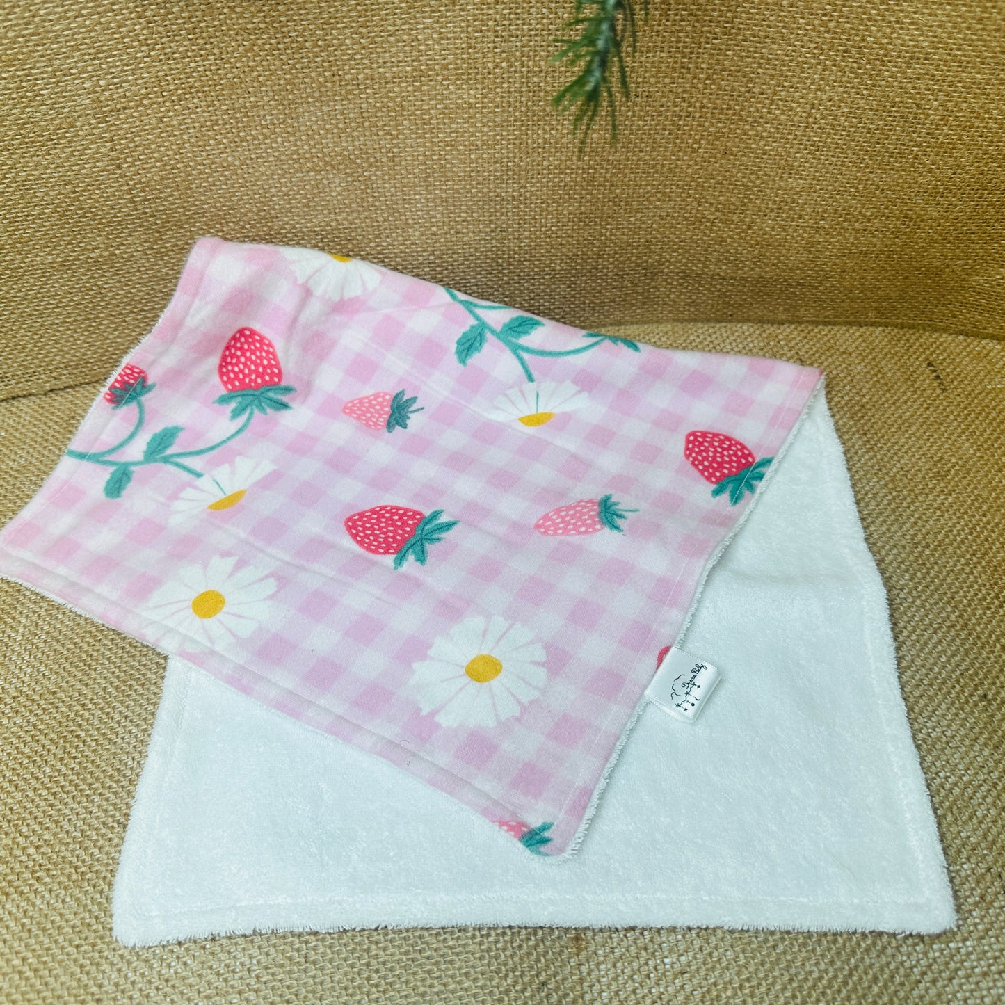 Strawberry and cream Bib and Burpe Set