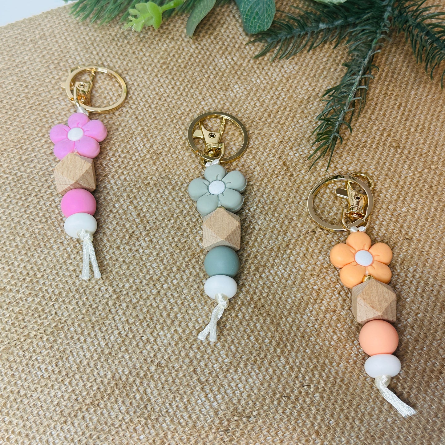 Floral Keychain