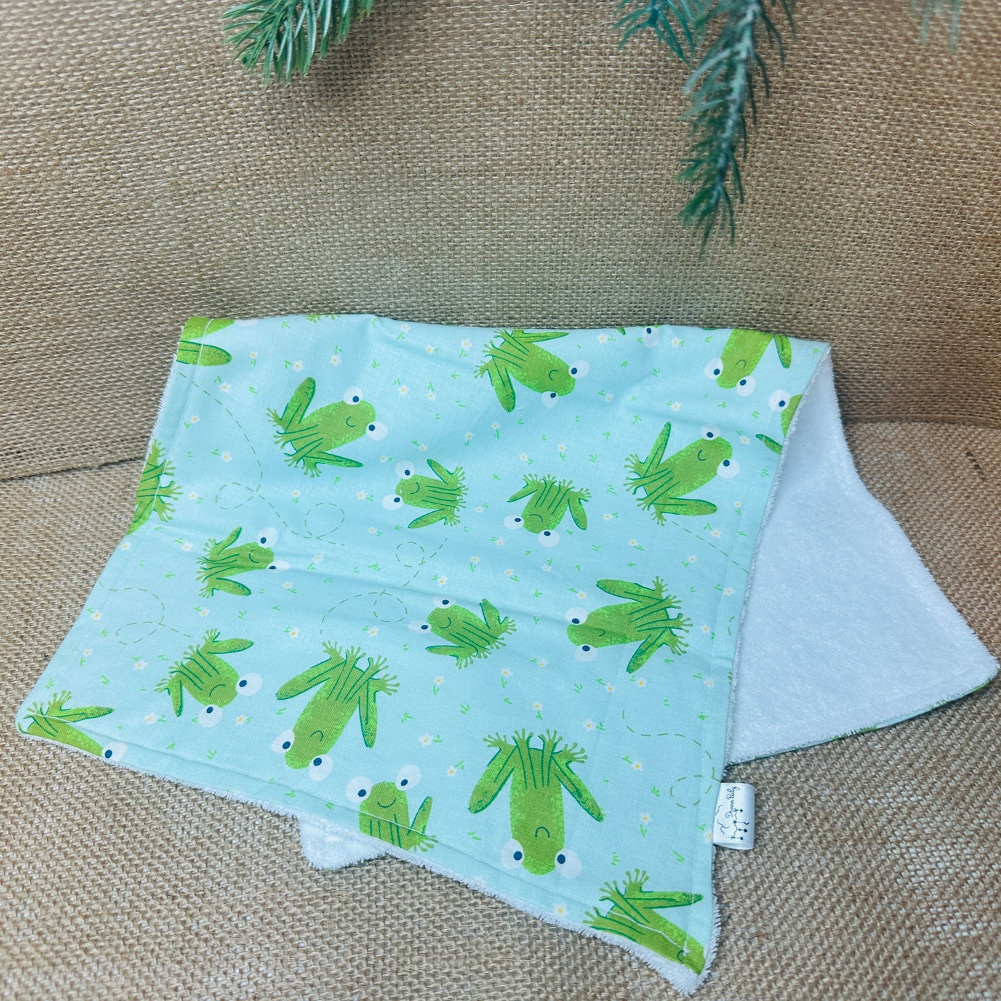 Frogs in Slime Bib and Burpe Set