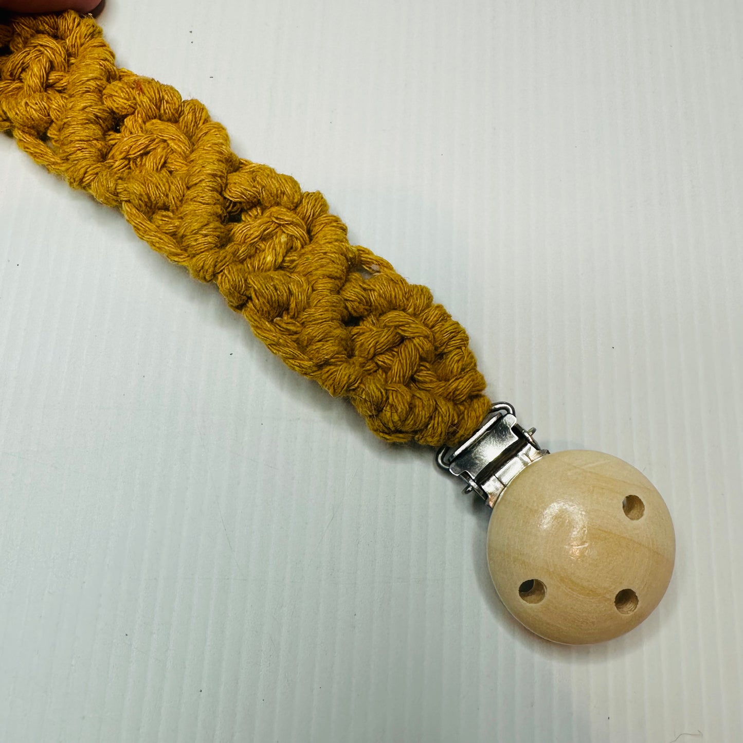 crochet dummy clip baby accessories