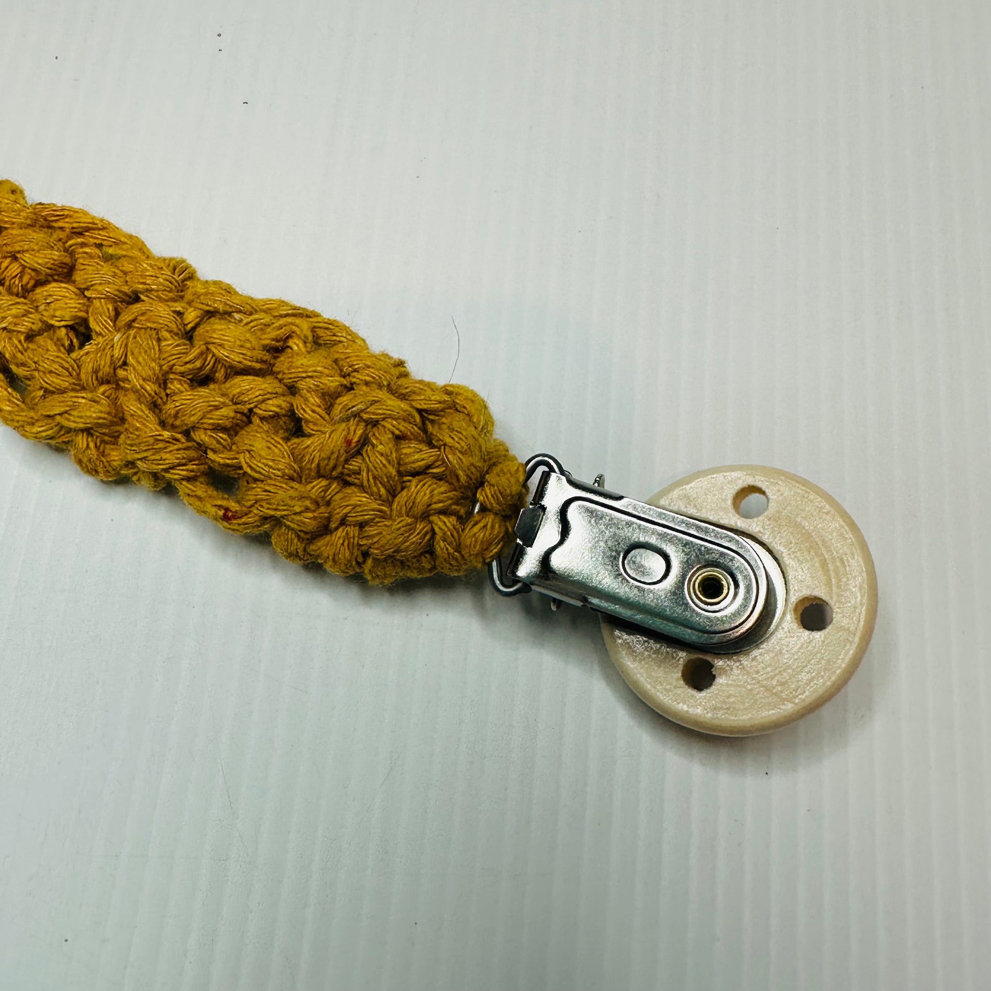 crochet dummy clip baby accessories
