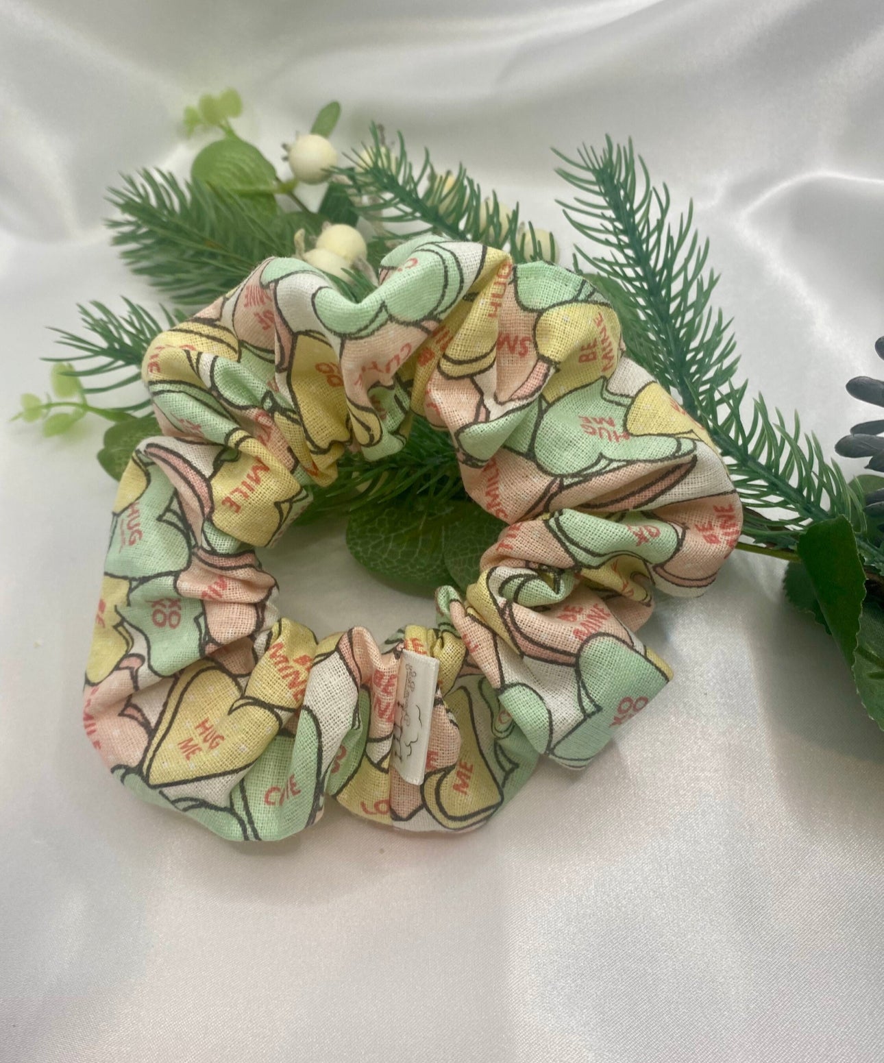 hair accessory patterned scrunchie